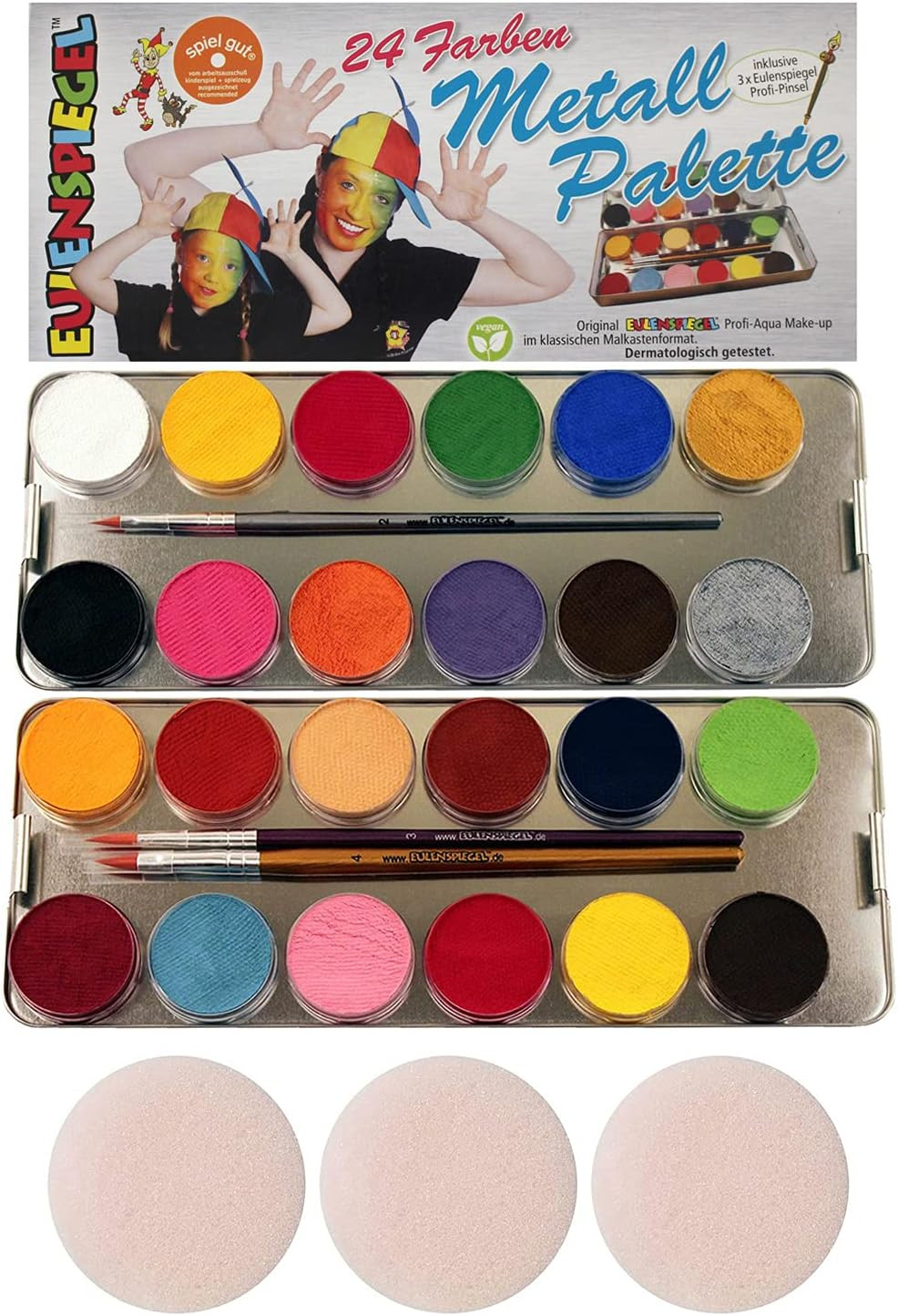 Maquillage aqua de fête Eulenspiegel 224007 pour anniversaires et carnavals d'enfants