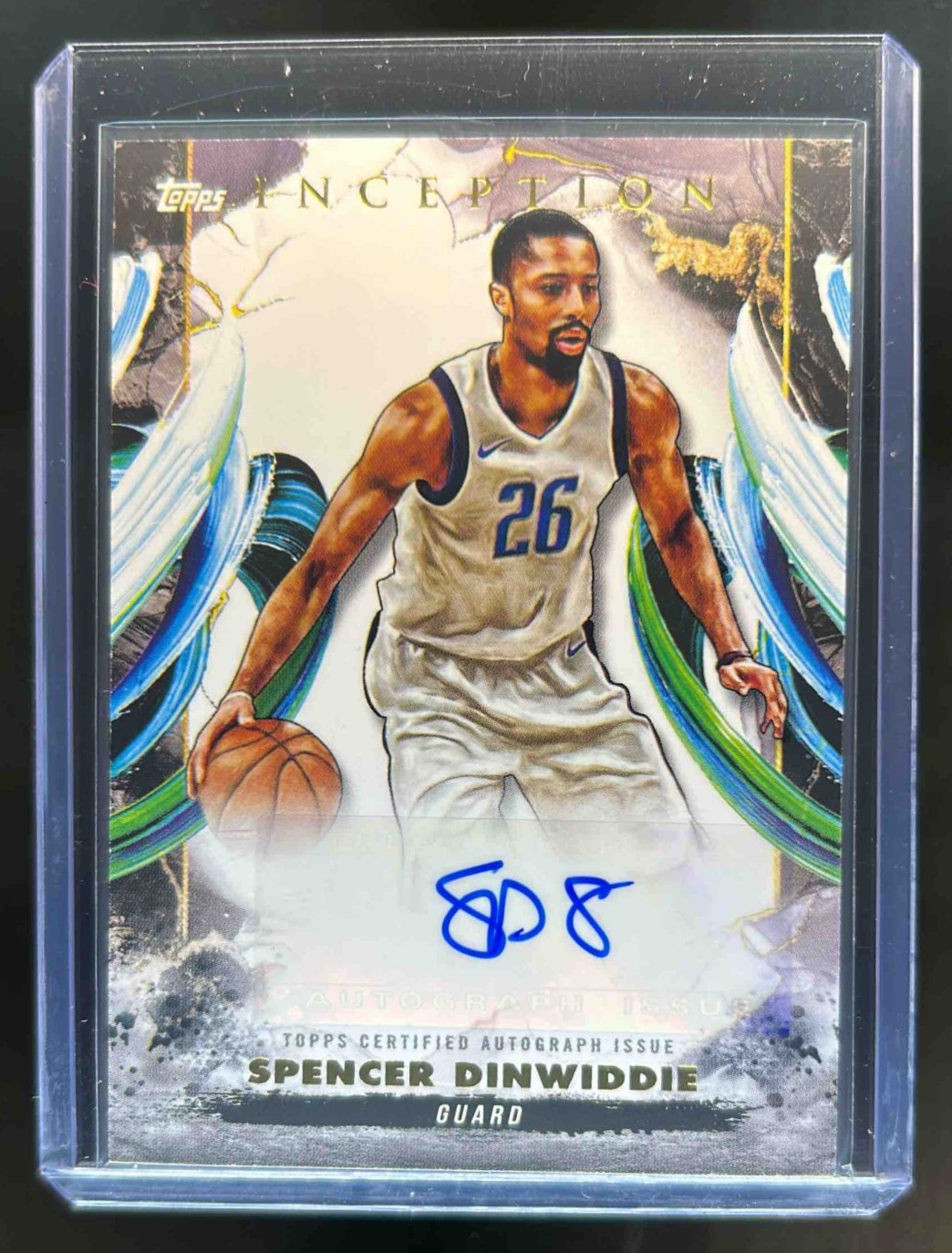 2024-25 Topps Inception Spencer Dinwiddie Auto #AC-SD Mavericks