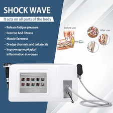 Pro 2in1 Radial Pneumatic ED Shockwave Therapy Machine Pain Relief ED Treatment