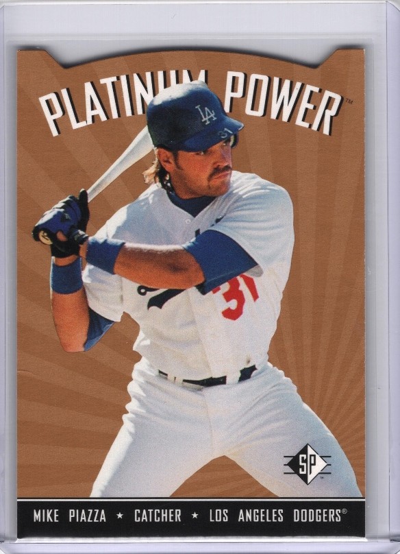 1995 SP #PP6 Mike Piazza Platinum Power
