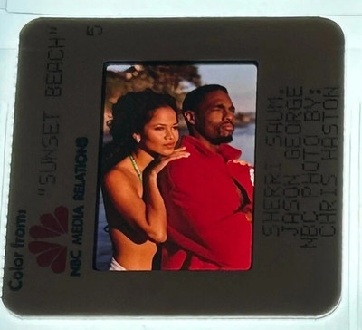 SUNSET BEACH TV SHOW 35mm Film Slide - SHERRI SAUM - FREE US SHIPPING!