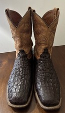 Men s Dan Post Exotic Caiman Crocodile Cowboy...