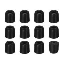 Memory Foam Earbud Tips 3mm/0.12" , 12Pcs - Small Ear Bud Tips, Black