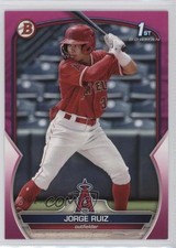 2023 Bowman Prospects Fuchsia 192/299 Jorge Ruiz #BP-123 ms9