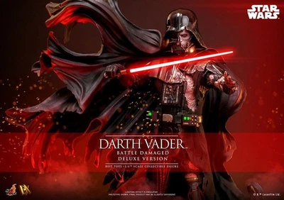 Star Wars Figura 1/6 Darth Vader Battle Damaged Deluxe Ver. 35cm Hot Toys DX45 - Photo 1/4