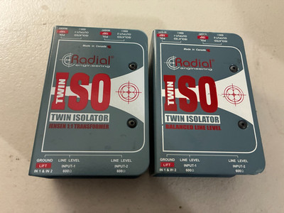 Radial Engineering TWIN ISO Passive Line-Level Isolator