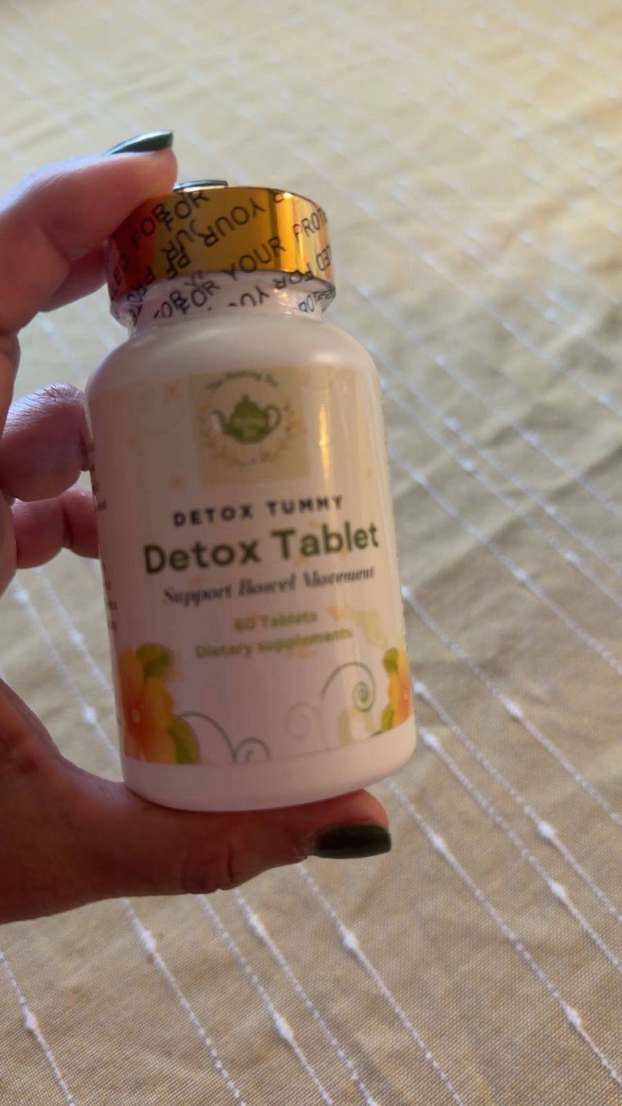 Detox Lemon Tablets 60 Pills & Tea Sachets All Natural