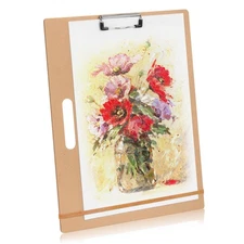 13" x 17" Artist Sketch Board with Handle - Portable Clipboard for Painting a...