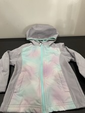 Free Country Girl's Super Softshell Wind  Water Resistant Jacket 5/6 Pastel