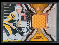 2021-22 UD SPX Hockey Kasper Bjorkqvist Rookie Jersey BJDEL
