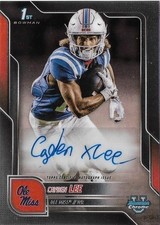 CAYDEN LEE 2025 Bowman Chrome U University 1st AUTO Ole Miss Rebels 🔥🏈🔥