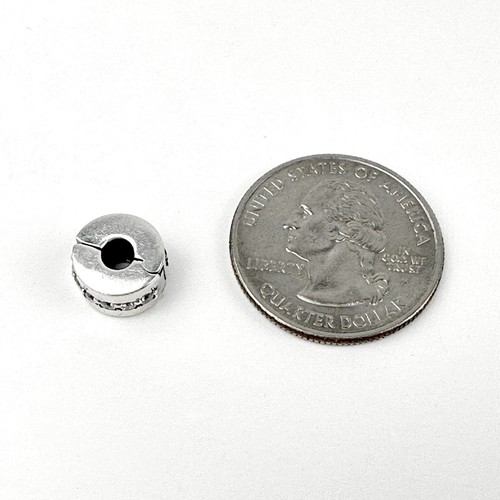 Authentic Pandora ALE 925 Spacer Charm Solid Sterling Silver Crystals Hinged - Picture 7 of 12