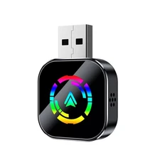 NEW Wired to Wireless Carplay Adapter Android Auto Bluetooth WiFi Dongle for Car