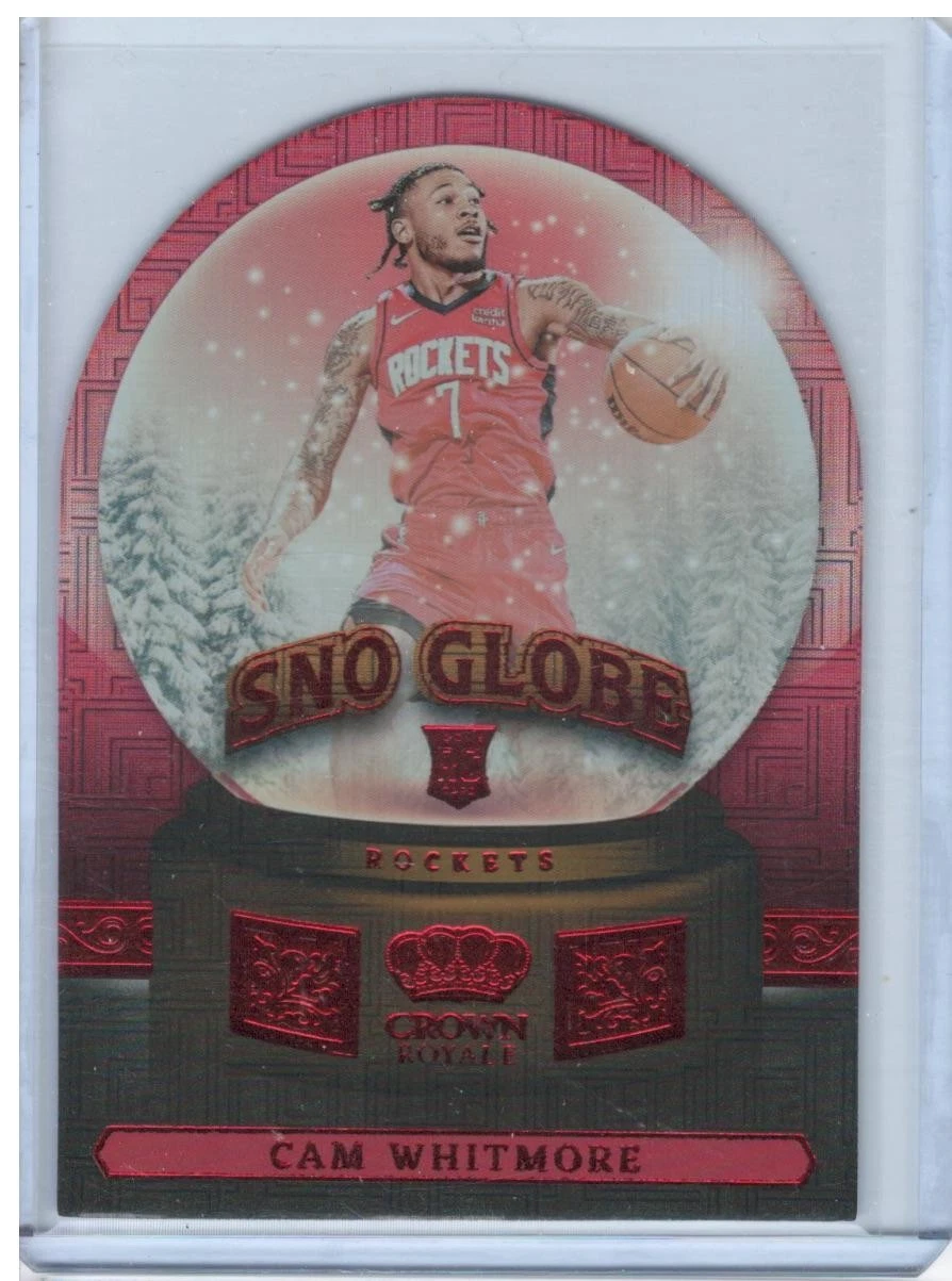 2023-24 Panini Crown Royale #14 Cam Whitmore Sno Globe International Red