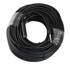 100 Foot 1/4" 6.3mm Stereo Headphone Extension Cable