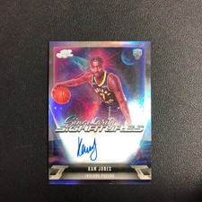 2025-26 Topps Chrome Cosmic Singularity Signatures Kam Jones RC On Card Auto