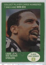 1990 BP NFL Players Match 2 Trading Card Game Louis Lipps #8 0nr3
