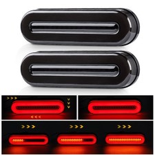 2x Sequential Led Turn Signal Brake Tail Stop Light Strip Bar Drl Truck Trailer