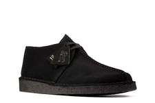 CLARKS DESERT TREK BLACK SUEDE MEN'S STYLE NUMBER 26155486