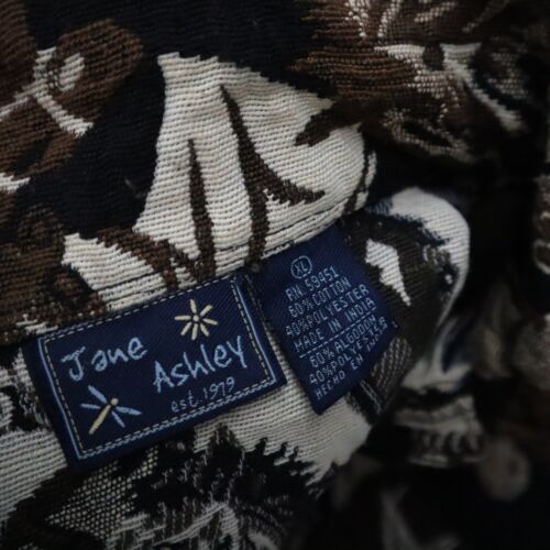 Jane Ashley Tapestry Jacket Horses Equestrian Western Button Front Pockets XL - Picture 4 of 7