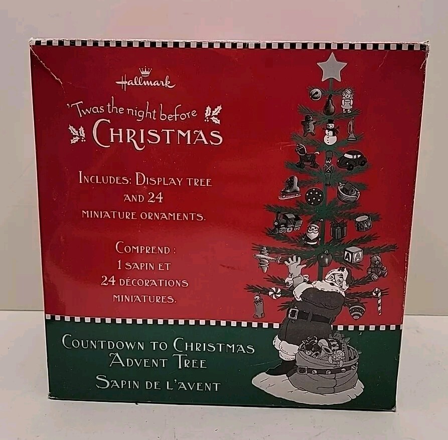 Hallmark Twas the Night Before Christmas Advent Tree With