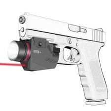 Tactical Flashlight Handgun Pistol Red / Green Dot Laser Sight for 20mm Rail