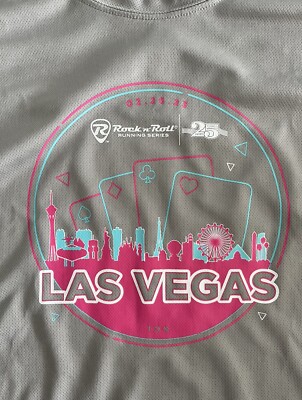 Rock 'N' Roll Marathon Series Las Vegas Marathon Half 10K 2023 T-Shirt Women's M