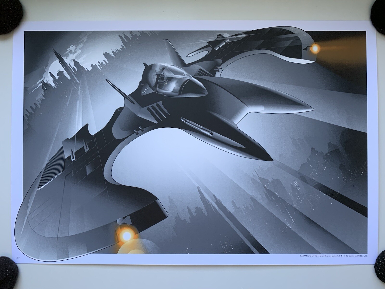 Mondo The Batwing Screen Print Poster by Craig Drake XXX/275 Batman 1989 Burton