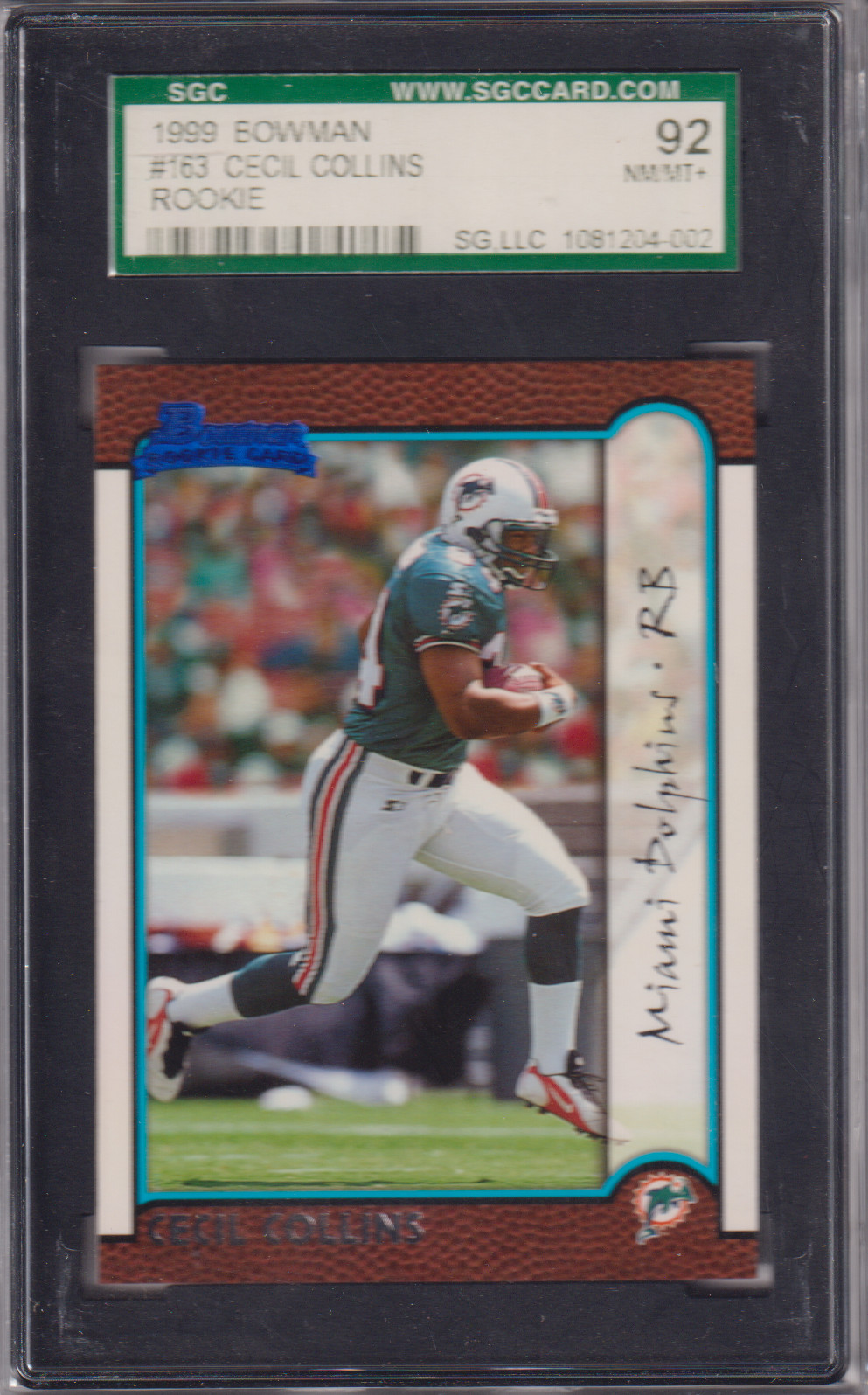 Cecil Collins Bowman #163 Base