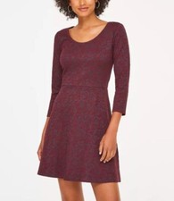 Ann Taylor LOFT Outlet Paisley Flare Dress 0