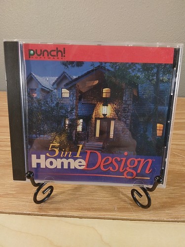 Punch! Software 5 in 1 Home Design CD Disc In Original Case, Tested! Free Ship - Picture 2 of 9