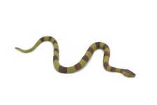 Southern Copperhead Snake, Rubber Reptile, Realistic Model Toy 5 1/2" F2047 B39