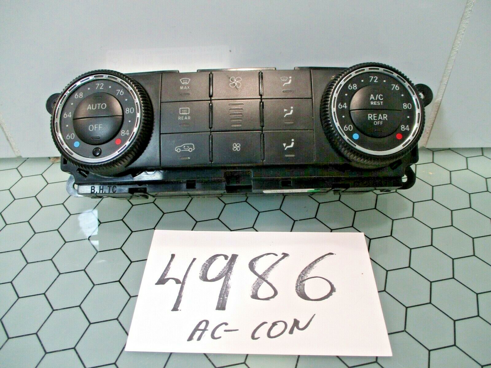 2009 Mercedes W164  X164  GL Class AC and Heater Control Used Stock #4986-AC 