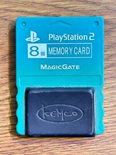 OEM Sony PlayStation 2 PS2 Memory Card kemco green
