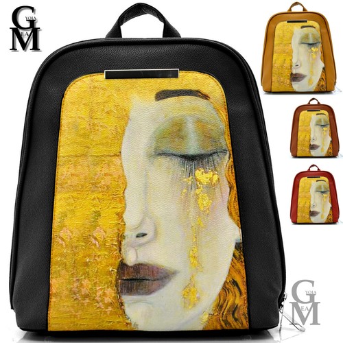 Gyoiamea zaino rigido grande arte klimt il bacio piccolo fantasia dipinto  quadro | eBay