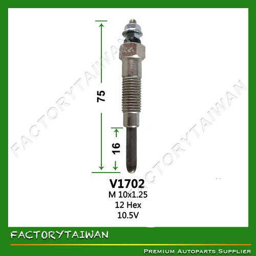 Glow Plug for Kubota V1702 eBay