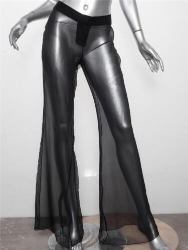 Balmain H&M #15 High Waist Silk Satin Wrap Pants 40 Black | eBay 