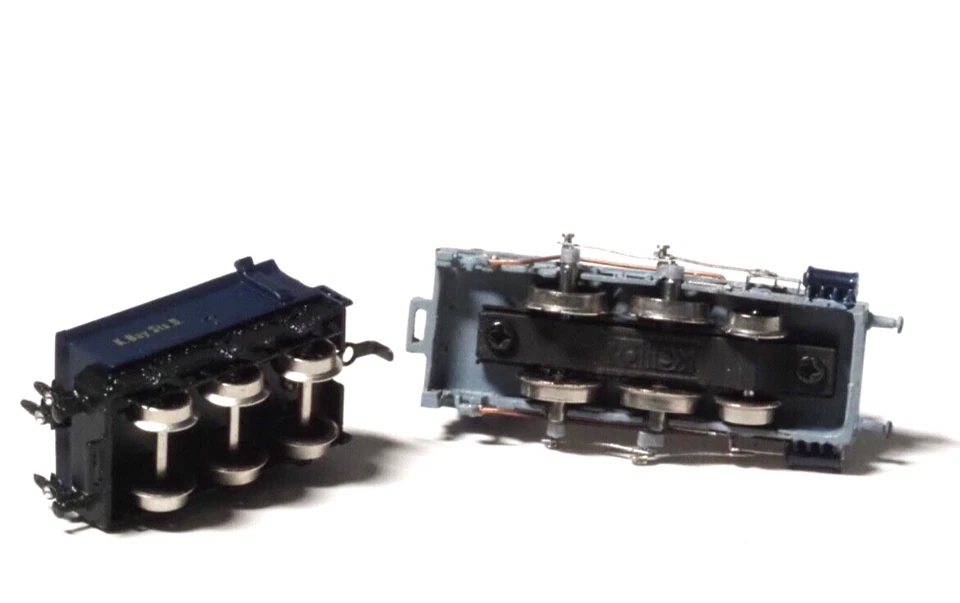 BRASS Railex Z-SCALE Tristan Class B VI Royal Bavarian Railways in Blue/black - Image 4 of 4