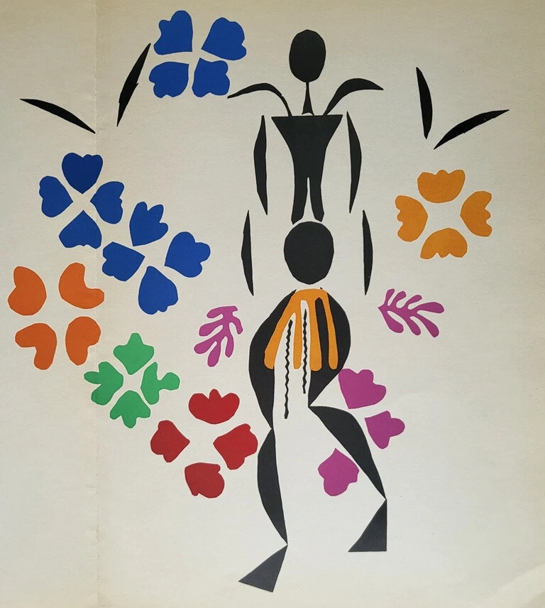 Litografía Original Henri Matisse "La Negresse" Edición Limitada. Mourlot 1958 Foto 3 de 4
