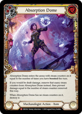 Absorption Dome CRU104 Majestic Card Flesh and Blood TCG Crucible of War 1st Ed