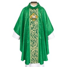Green Chasubles, Agnus Dei Collection Chasuble and Stole, Chasuble Vestment