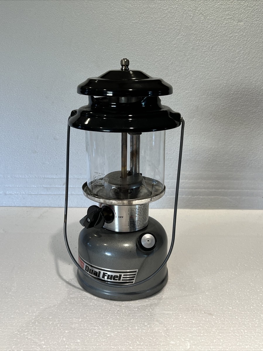 Vintage Coleman Dual Fuel Camping Lantern Dated 5/ 94 Model 285 | eBay