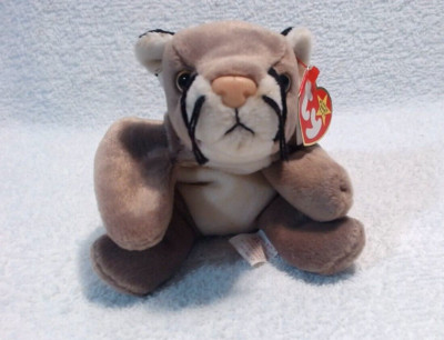 Canyon Beanie Baby (Originals) 1998 brown Rare With Tag Error
