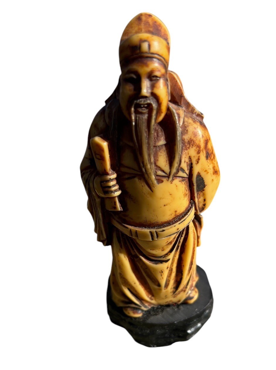 Vintage Chinese Immortals Statue Figurine Sculpture 5.5”