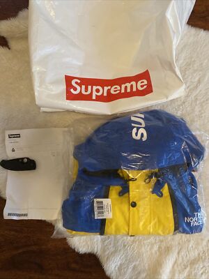 SUPREME x THE NORTH FACE STEEP TECH HOODED JACKET - SNORKEL BLUE