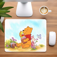 Winnie the Pooh  Piglet Custom Non-Slip Neoprene Mouse Pad Home Office