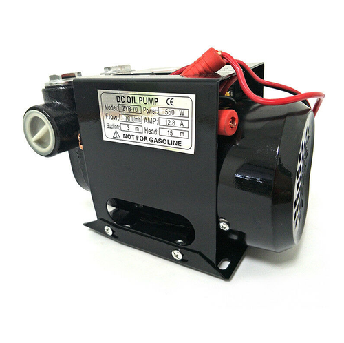 DC 12V Heavy Duty Fuel Oil Diesel Transfer Pump 60L/Min Continuous Rated O - Bild 5 von 6
