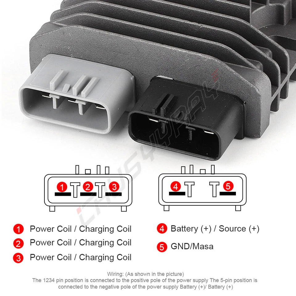 Regulator Rectifier for Can-Am Spyder Rs-S Roadster Se5 Sm5 2010-2012 - Image 2 of 4