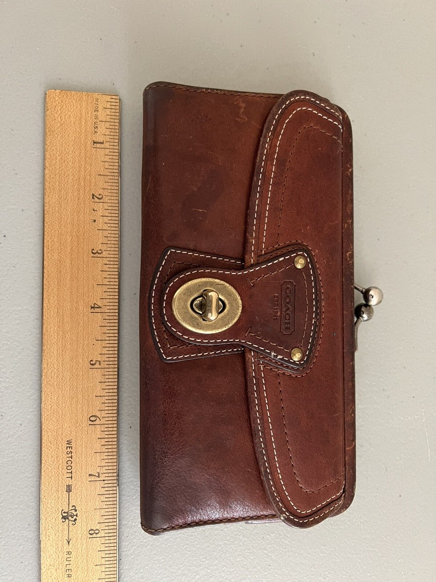 Vintage Coach Legacy Long Wallet Y2K