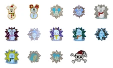 Christmas Character Theme Individual Pin Disney Park Trading Pins ~ Brand New